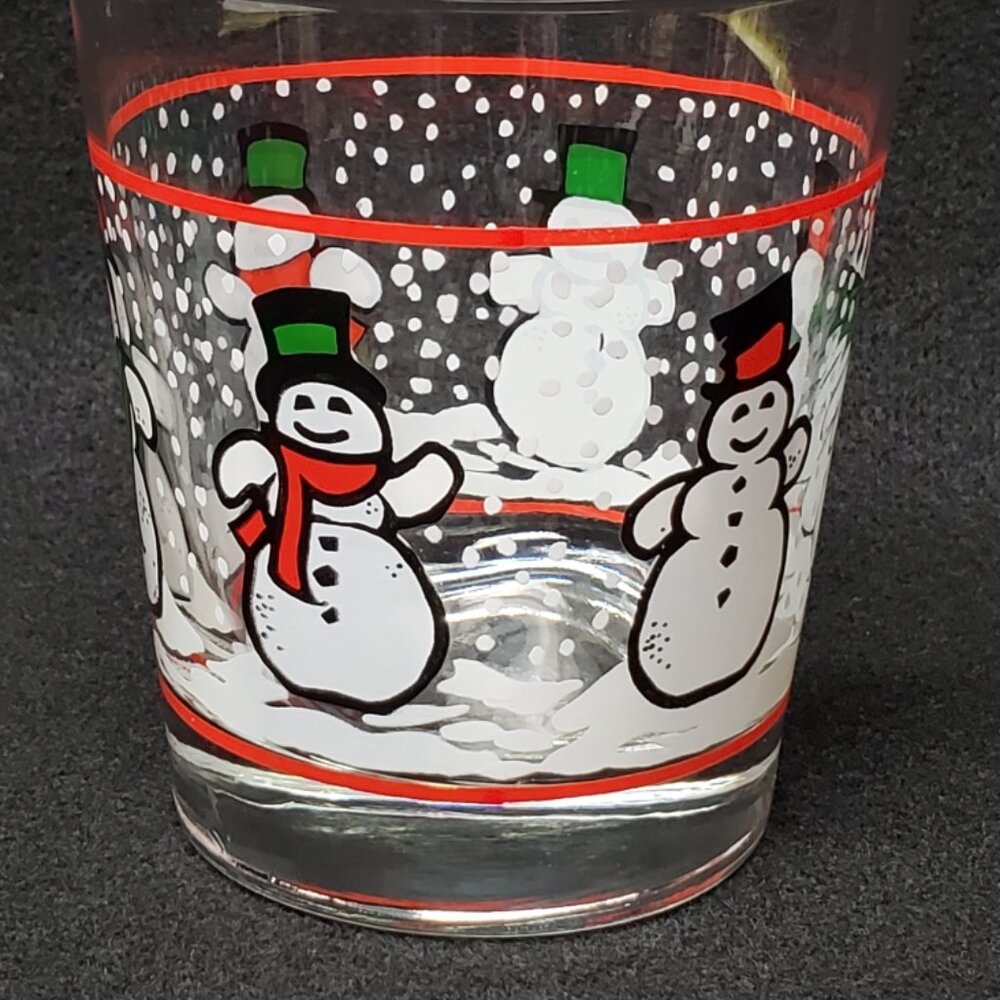 Snowmen Glass